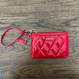 Red Coach Wristlet